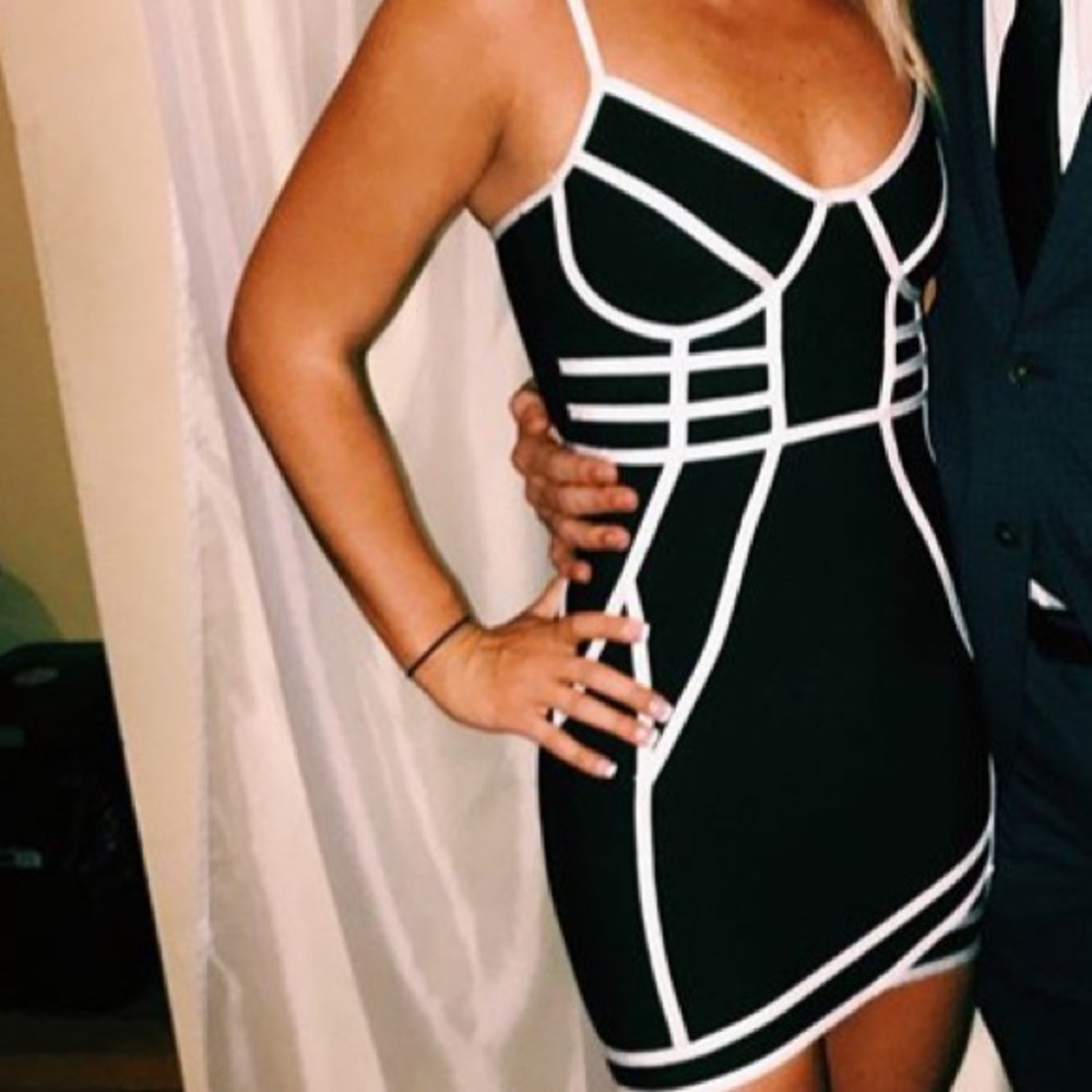 Misguided black dress